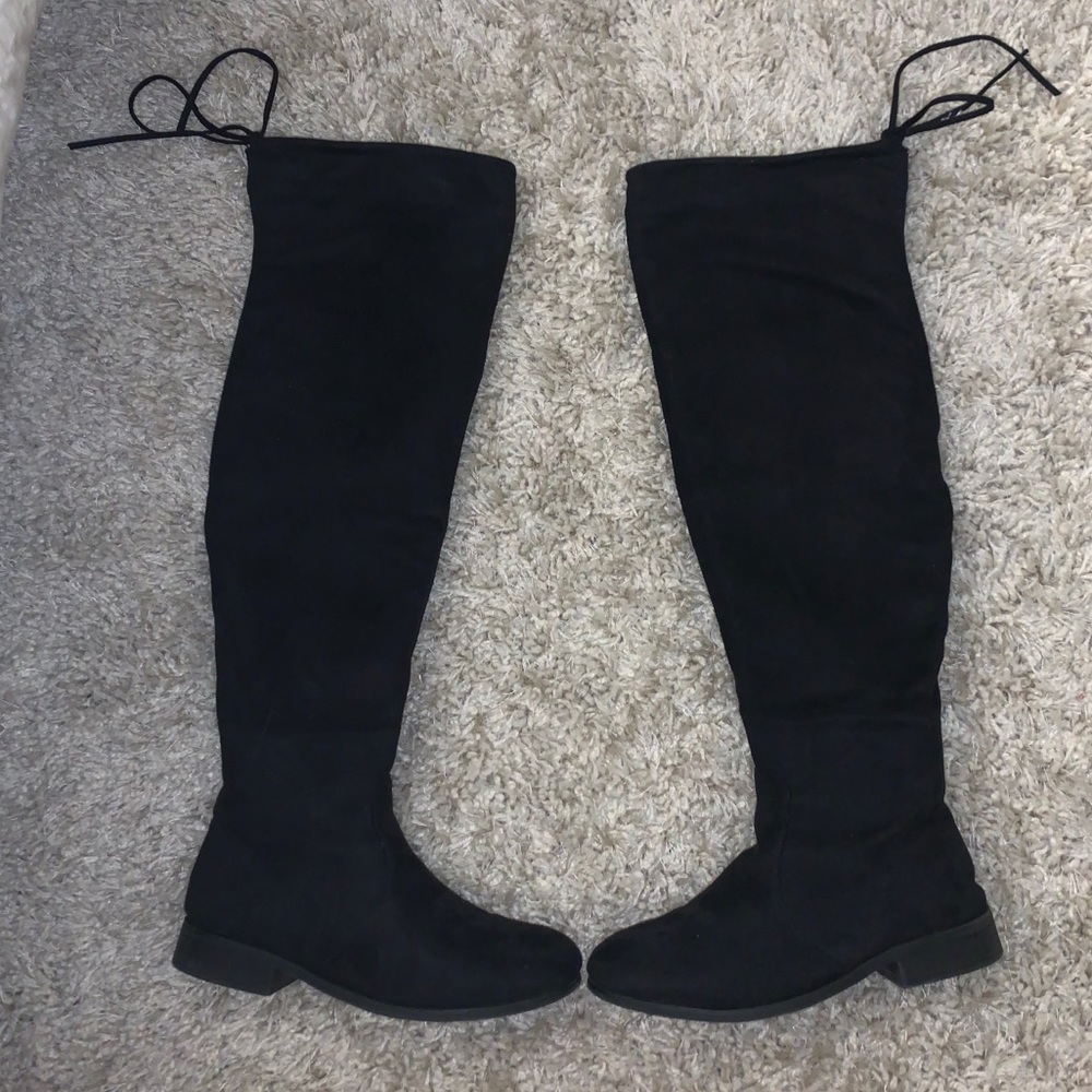 Suede Over the Knee Boots